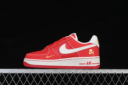 All Categories Nk Air Force 1 Air Force Series Nk Air Force 1 Low Air Force Low Nike Air Force 1'07 Low Year of the Horse Limited Red Red Gold Air Force One Low Casual Shoes NH0601-523